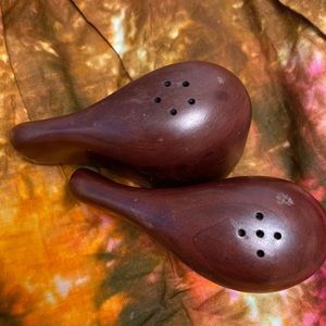 Vintage Wooden Polar Bear Salt and Pepper Shaker